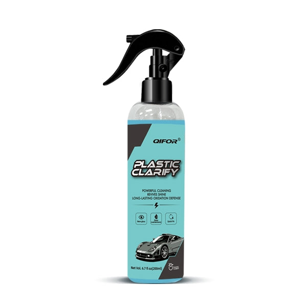 Car Trim & Plastic Restorer for Refreshing Faded Plastic, Leather, Vinyl & Rubber Trim with Polish, Black Plastic Restorer Automotive Shiny Stuff, Black Car Exterior & Interior Care-200ml