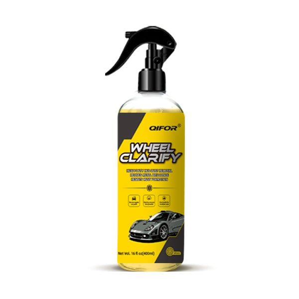 QIFOR Polishes Wheel & Tire Cleaner - Professional All in One Tire & Wheel Car Wash Wheel Well Cleaning Spray for Car Detailing | Safe On Most Rim Finishes (1 PCS)
